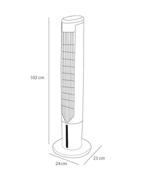 Enfriador evaporativo Dace  frío 4 L DALT-0410BD 110 V