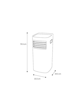 Aire Acondondicionado Midea Frío 12000 BTU MAP12C1PSP 110 V