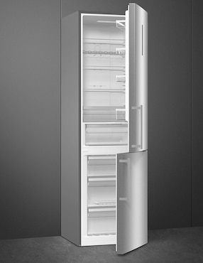 Refrigerador bottom mount Smeg 12 pies cúbicos inverter no frost FC20UXDNE