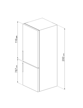Refrigerador bottom mount Smeg 12 pies cúbicos inverter no frost FC20UXDNE
