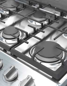 Estufa de piso a gas lp Whirlpool 76cm WFR3400D de 6 quemadores