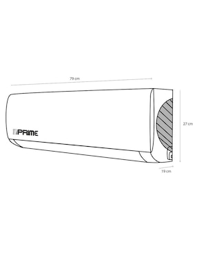 Aire Acondicionado Mini Split Prime frío 12000 BTU EMPRC121-K 110 V