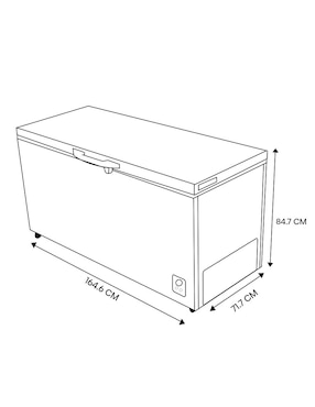 Congelador Hisense FC18D6AWX horizontal 18 pies cúbicos