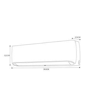 Aire acondicionado mini split Hisense Frío 24000 BTU AC242CF 220 V