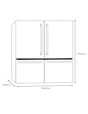 Refrigerador bottom mount Ge Profile 38 pies no frost y fábrica de hielo GEMPDF19EBTCDS