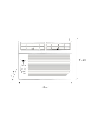 Aire acondicionado de ventana Midea frío 12000 BTU MAW12C1OUM 110 V