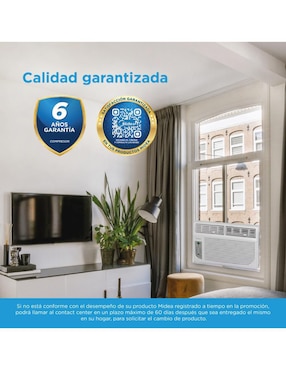Aire acondicionado de ventana Midea frío 12000 BTU MAW12C1OUM 110 V