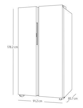 Refrigerador dúplex Samsung 28 pies cúbicos inverter y no frost y fábrica de hielo RS28CB760A12EM