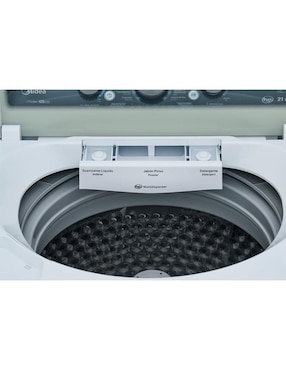 Lavadora Midea 21 kg automática carga superior ma500w21/w