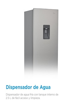 Refrigerador unipuerta Midea 7 pies cúbicos no frost MDRD190CCNDXW
