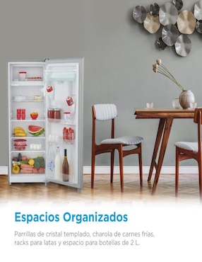 Refrigerador unipuerta Midea 7 pies cúbicos no frost MDRD190CCNDXW