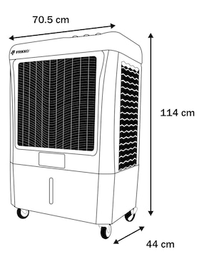 Enfriador evaporativo Frikko frío 50 L F6300P-CM 127 V