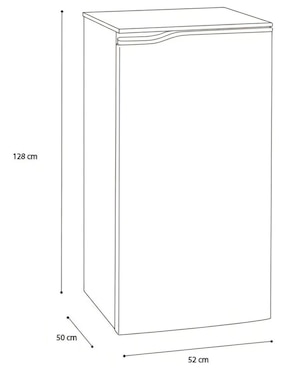 Refrigerador unipuerta Hisense 7 pies cúbicos RR63D6WGX