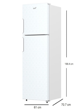 Refrigerador top mount Acros 13 pies cúbicos multi air flow / air system AT-1330W
