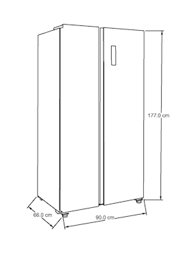 Refrigerador dúplex Whirlpool 18 pies cúbicos inverter no frost WD1600S
