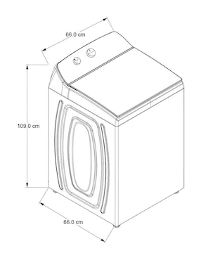 Lavadora Whirlpool 16 kg automática carga superior 8mwtw1612mjq