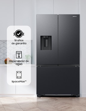 Refrigerador french door Samsung 31 pies cúbicos inverter y fábrica de hielo RF32CG5411B1EM