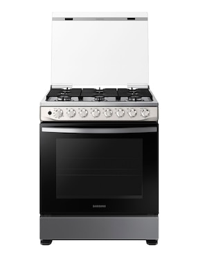 Estufa de piso a gas natural/lp Samsung 76.7 cm NX52T5411MS/AX de 6 quemadores