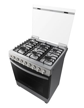 Estufa de piso a gas natural/lp Samsung 76.7 cm NX52T5411MS/AX de 6 quemadores