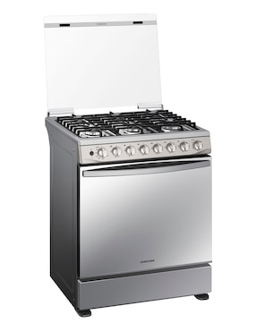 Estufa de piso a gas natural/lp Samsung 76.7 cm NX52T5412MS/AX de 6 quemadores