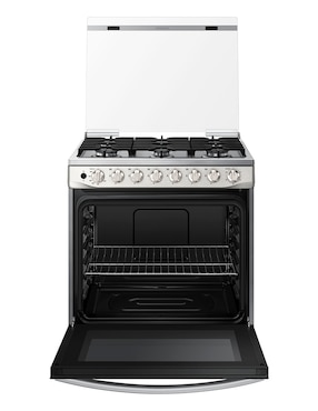 Estufa de piso a gas natural/lp Samsung 76.7 cm NX52T5412MS/AX de 6 quemadores