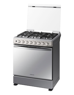 Estufa de piso a gas natural/lp Samsung 76.7 cm NX52T5412MS/AX de 6 quemadores