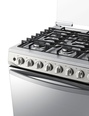 Estufa de piso a gas natural/lp Samsung 76.7 cm NX52T5412MS/AX de 6 quemadores