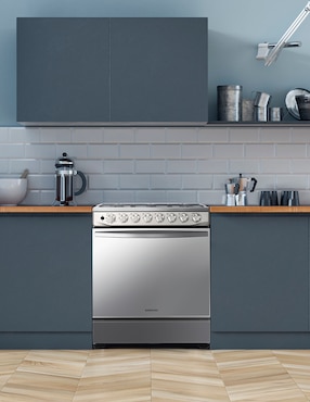Estufa de piso a gas natural/lp Samsung 76.7 cm NX52T5412MS/AX de 6 quemadores