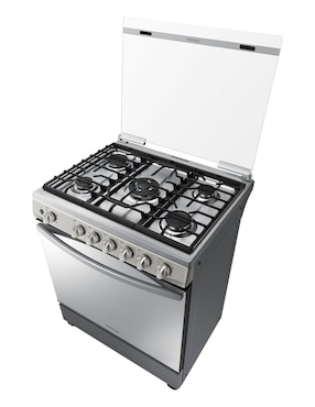 Estufa de piso a gas natural/lp Samsung 76.7 cm NX52T7422MS/AX de 5 quemadores
