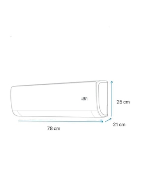 Aire Acondicionado Mini Split Evans frío 12000 BTU AC-MS-1.0T-12 220 V