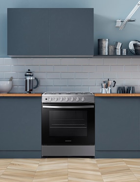 Estufa de piso a gas natural/lp Samsung 76 cm NX52D3000MV/AX de 6 quemadores