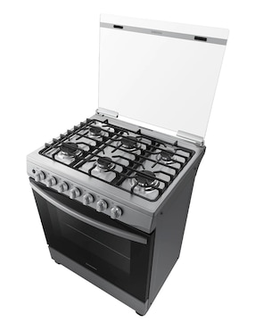 Estufa de piso a gas natural/lp Samsung 76 cm NX52D3000MV/AX de 6 quemadores