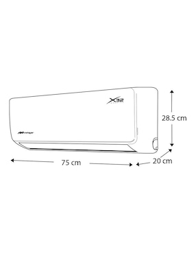 Aire acondicionado mini split inverter Mirage Frío y calor 12000 BTU SETCWC120E 115 V