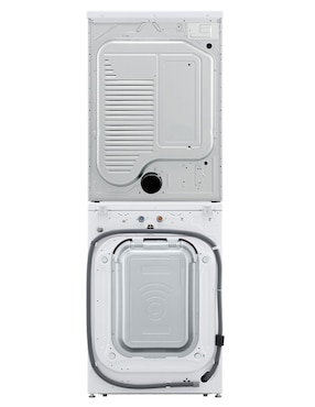 Combo lavadora + secadora LG gas/eléctrico 25 kg WM25WV2S6W.DF20WV2W