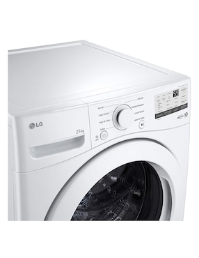 Combo lavadora + secadora LG gas/eléctrico 25 kg WM25WV2S6W.DF20WV2W