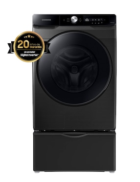 Lavadora Samsung automática carga frontal f-wf22c6400vcp
