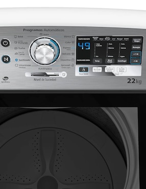 Combo lavadora + secadora Mabe Gas/Eléctrico 22 kg LMH72201SMG17R8M