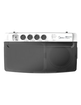 Lavadora doble tina Midea 22 kg semiautomática carga superior mt100w220/w-mx