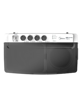 Lavadora doble tina Midea 19 kg semiautomática carga superior mt100w190/w-mx