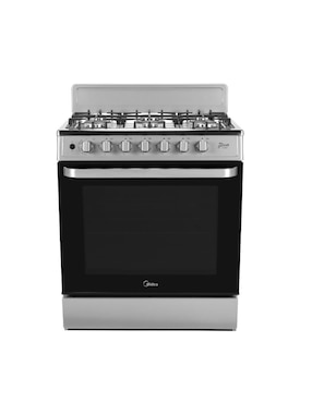 Estufa De Piso Gas Lp/natural Midea 67.5 Cm Mgs30fs1beabg "de" 6 "quemadores"