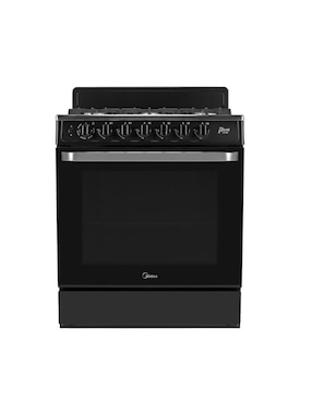 Estufa De Piso Gas LP/Natural Midea 67.5 Cm MGS30FS1BEABB De 6 Quemadores