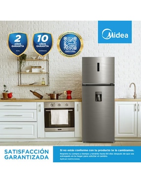 Refrigerador top mount Midea 15 pies cúbicos no frost MDRT580MTM46W