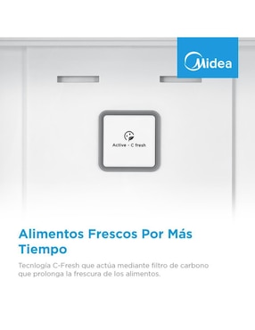 Refrigerador top mount Midea 15 pies cúbicos no frost MDRT580MTM46W