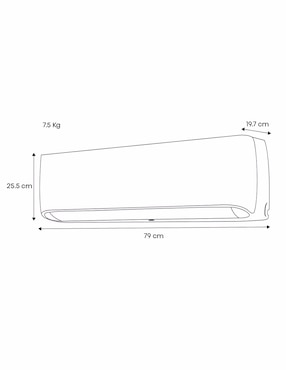 Aire acondicionado mini split Hisense Frío 12000 BTU AC121CK 100 V