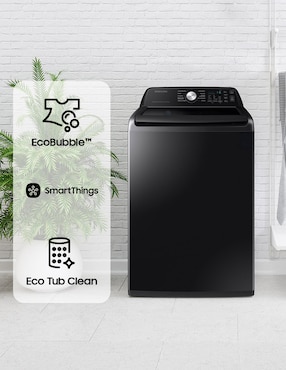 Lavadora Samsung 22 kg automática carga superior WA22C3544GVAX