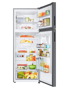 Refrigerador Top mount Samsung 19 pies cúbicos tecnología inverter y fábrica de hielos RT53DG6758S9EM