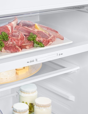 Refrigerador Top mount Samsung 19 pies cúbicos tecnología inverter y fábrica de hielos RT53DG6758S9EM