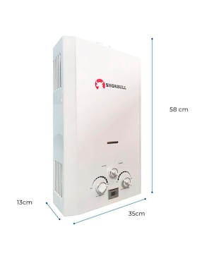 Calentador instantáneo Shorbull GWD-21/12L 12 L gas lp