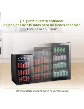 Frigobar Avera EBC75 2.4 pies cúbicos