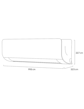 Aire acondicionado mini split Lg frío 22000 btu mw242c4